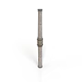 Gray Industrial Mechanical Pipe Equipment With Metallic Surface And Cylindrical Design