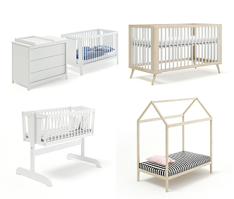 Nordic crib 3d model