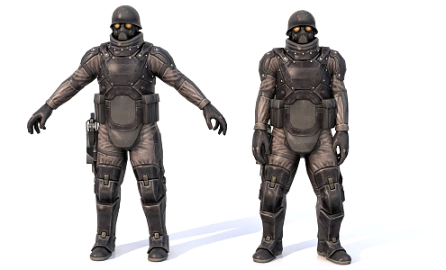 Character Soldier Heavy Soldier 3d model