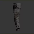 Tactical Cargo Pants Design With Belt Multiple Pockets And Stitched Details