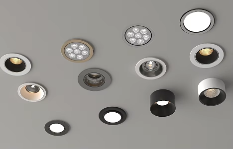 Modern Downlight Spotlight Recessed Downlight Spotlight 3d model