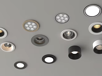 Modern Downlight Spotlight Recessed Downlight Spotlight 3d model