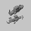 Tactical Weapon Scopes With Brown And Black Bodies And Optical Lenses For Precision Shooting