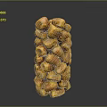 Fresh Brown Dates Stacked In Natural Pile For Healthy Snacking