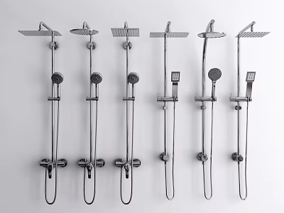 Modern Shower 3d model