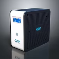 Modern CDP Digital Temperature Device With White Black Design And