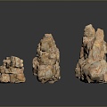 Stone Rock Stone Stone Appreciation Stone Strange Stone Ore Realistic 3d model