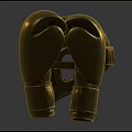Premium High Quality Golden Boxing Sports Equipment Helmet And Gloves