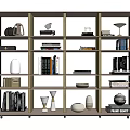Modern Bookshelf 3d model