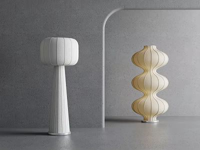 Quiet Floor Lamp 3d model