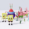 Modern Toy Cartoon Doll Spongebob 3d model