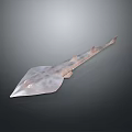 Spotted Flat Bodied Aquatic Ray With Long Tail In Dark Underwater Environment
