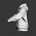 Modern Sweater Casual Wear Hoodie Spring and Autumn Clothing 3d model