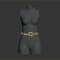 Belt Belt Coward Belt Women Belt Life Supplies 3d model