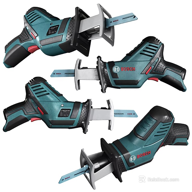 BOSCH Power Tools Reciprocating Saws With Ergonomic Design And Sharp Blades 3d model 