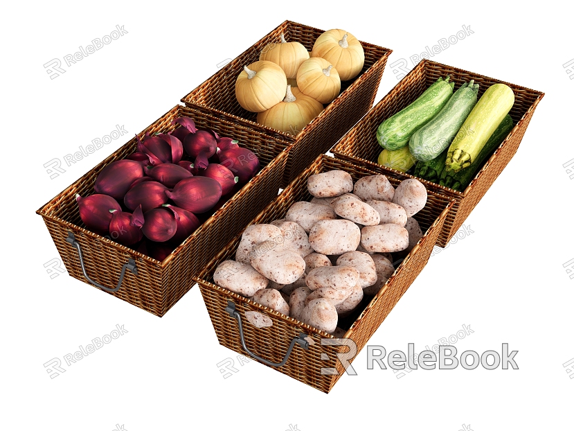 Fruits Vegetables Pumpkin Onions Potatoes Zucchini model