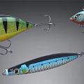 Assorted Colored Fishing Lures With Various Shapes And Unique Patterns