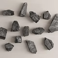 Landscape stone block 3d model
