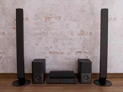 Home audio professional audio air release 3d model