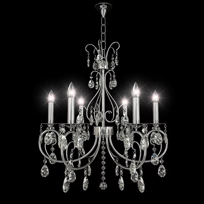 Lamps Chandelier Candlestick Crystal Chandelier Ornate Lights 3d model