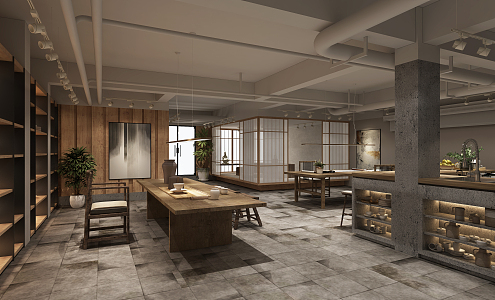 New Chinese Teahouse 3d model