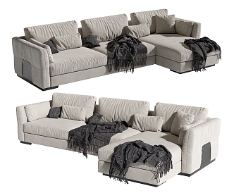 Modern Minotti Multiplayer Sofa 3d model