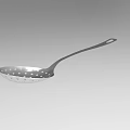 Stainless Steel Slotted Spoon With Long Handle Perforated Kitchen Tool For Straining Food