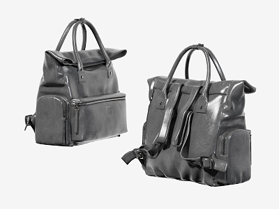 Modern Bag Leather Bag 3d model