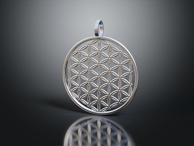 Modern Pendant Life Flower Geometric Pendant model