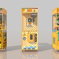 Grab doll machine 3d model