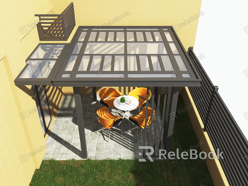 Modern sun room aluminum alloy sun room with screen model