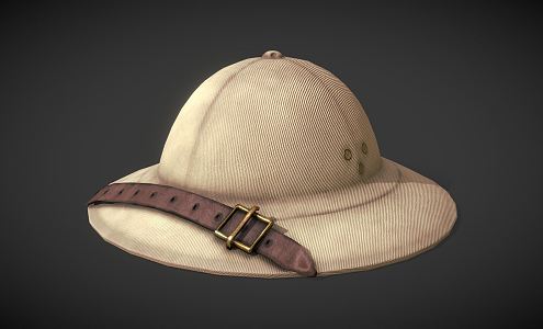 Modern Hat Hunting Hat Helmet 3d model