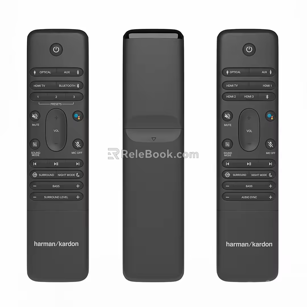Harman Catton Citation Remote Control 3d model