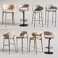 Modern Bar Chair Bar Stool High Stool 3d model