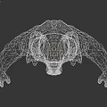 3D Render of Muscular Humanoid Monster Creature with Rough Skin and Oversized Arms