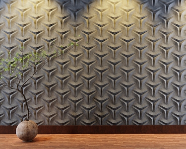 Decorative wall 3d model