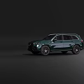 Dark Green Luxury SUV With Sporty Design Sleek Body Lines And Alloy Wheels