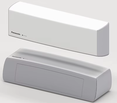 Panasonic Daily Electrical Appliances Two Models Modern White And Gray Home Design 3d model