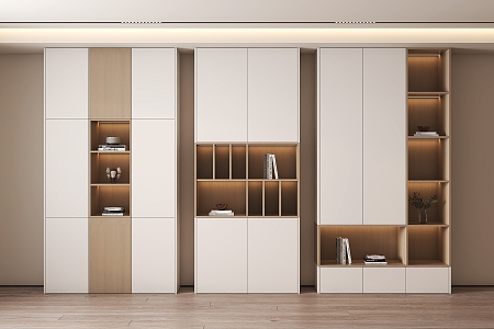 Modern Balcony Cabinet Storage Cabinet 3d model