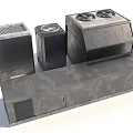 Various Air Conditioner Fans With Portable Units Multiple Fan Designs And Long Ventilation Systems