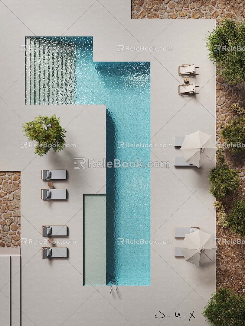 Swimming Pool 3d model