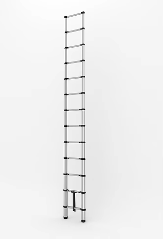 modern ladder folding ladder 3d model