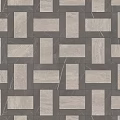 Modern Black And White Floor Tiles With Geometric Pattern And Marble Texture 3d model