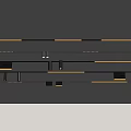 Modern Track Spotlights Embedded Magnetic Lights Linear Lights Steering Spotlights Downlight Bucket Lights Grid Duct Lights 3d model
