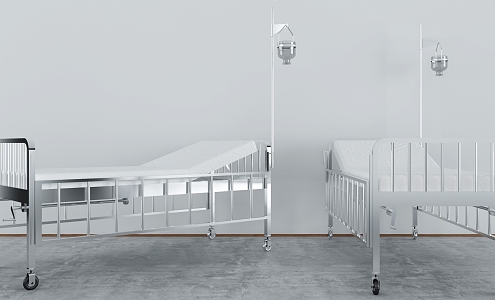 Modern Nursing Bed Medical Equipment Nursing Bed 3d model