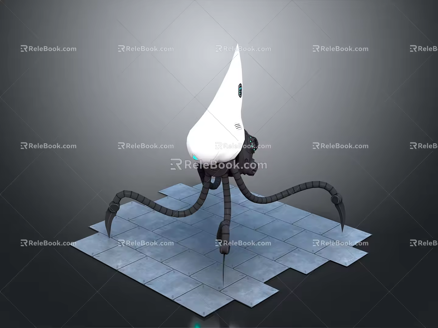 Mech Warrior Mech Soldier Machine Battlearm Mechanical Battlearm Machine Fighter Robot 3d model