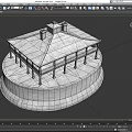 Silver Architectural Model Trophy for Masters Tournament at Augusta National Golf Club