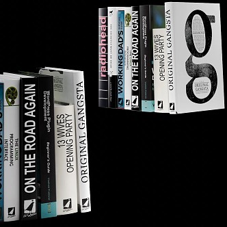 Books 3d model