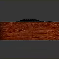 Red Wooden Acoustic Guitar With Patterned Design For Home Decor And Daily Use