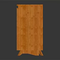 Modern Wooden Orange Entryway Console Cabinet With Drawers And Sleek Design